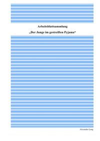 Produktbild: Lang, A: Arbeitsblattsammlung "Der Junge im gestreiften