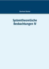 Produktbild: Systemtheoretische Beobachtungen IV