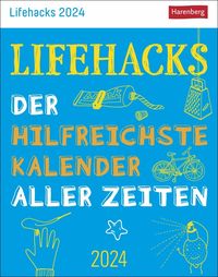 Lifehacks Tagesabreißkalender 2024. Nützliche Tipps für den Alltag im Tischkalender für jeden Tag. Kleiner Kalender voll praktischer Lösungen fü von Ann Christin Artel