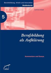 Produktbild: Berufsbildung als Aufkl&auml;rung