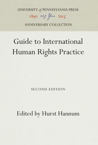 Produktbild: Guide to International Human Rights Practice