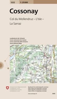 Produktbild: Swisstopo 1 : 25 000 Cossonay