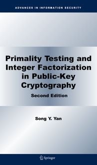 Produktbild: Primality Testing and Integer Factorization in Public-Key Cryptography