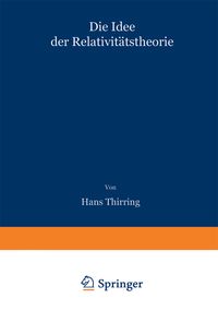 Produktbild: Die Idee der Relativit&auml;tstheorie