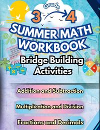 Produktbild: Summer Math Workbook | 3-4 Grade Bridge Building Activities