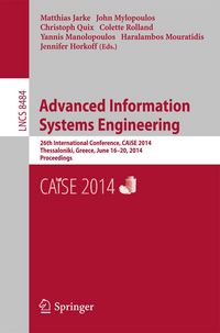 Produktbild: Advanced Information Systems Engineering
