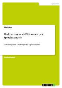 Produktbild: Markennamen als Ph&auml;nomen des Sprachwandels