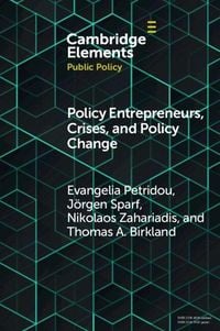 Produktbild: Policy Entrepreneurs, Crises, and Policy Change