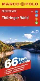 Produktbild: MARCO POLO Freizeitkarte 22 Th&uuml;ringer Wald 1:100.000