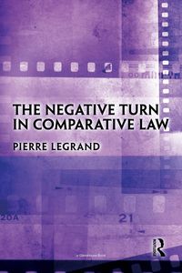 Produktbild: The Negative Turn in Comparative Law