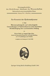 Produktbild: Zur Kenntnis der Hydrostachyaceae