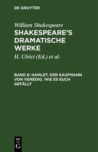 Produktbild: Hamlet. Der Kaufmann von Venedig. Wie es euch gef&auml;llt