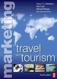Produktbild: Marketing in Travel and Tourism