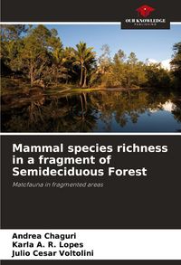 Produktbild: Mammal species richness in a fragment of Semideciduous Forest