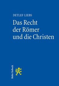 Produktbild: Das Recht der R&ouml;mer und die Christen