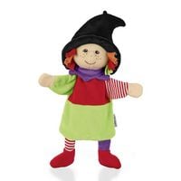 Produktbild: Kinder-Handpuppe Hexe 29cm