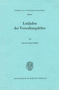 Produktbild: Leitfaden der Verwaltungslehre.