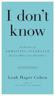 Produktbild: I don't know