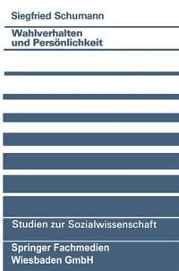 Produktbild: Wahlverhalten und Pers&ouml;nlichkeit