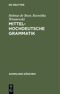 Produktbild: Mittelhochdeutsche Grammatik
