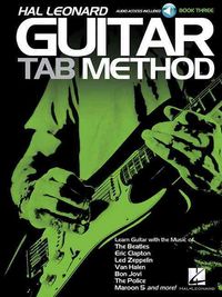 Produktbild: Guitar Tab Method Book 3 by Michael Mueller Guitar Tab Songbook for Intermediate Players Barre Chords Minor Scales Blues Techniques with 80 Songs and Riffs Plus Online Audio Access