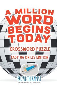 Produktbild: A Million Word Begins Today | Crossword Puzzle | Easy 86 Drills Edition