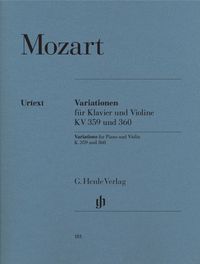 Produktbild: Wolfgang Amadeus Mozart - Variationen f&uuml;r Klavier und Violine