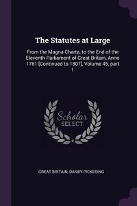Produktbild: The Statutes at Large