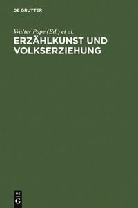 Produktbild: Erz&auml;hlkunst und Volkserziehung