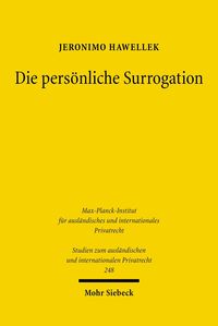 Produktbild: Die pers&ouml;nliche Surrogation
