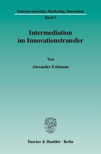 Produktbild: Intermediation im Innovationstransfer.