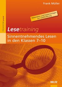 Produktbild: Lesetraining: Sinnentnehmendes Lesen in den Klassen 7-10