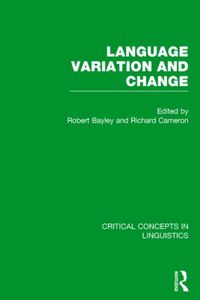 Produktbild: Language Variation and Change