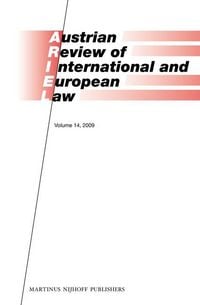 Produktbild: Austrian Review of International and European Law, Volume 14 (2009)