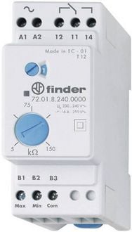 Produktbild: Finder &Uuml;berwachungsrelais 230 V/AC 1 Wechsler 1 St. 72.01.8.240.0000 F&uuml;llstands&uuml;berwachung