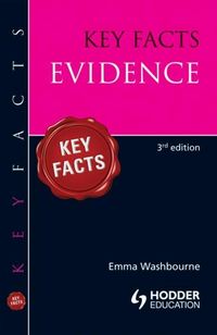 Produktbild: Washbourne, E: Key Facts Evidence