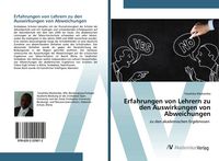 Produktbild: Erfahrungen von Lehrern zu den Auswirkungen von Abweichungen