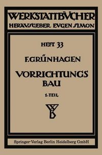 Produktbild: Der Vorrichtungsbau