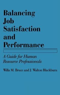 Produktbild: Balancing Job Satisfaction and Performance