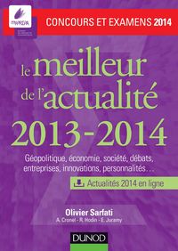 Produktbild: Le meilleur de l'actualit&eacute; 2013-2014 - Concours et examens 2014