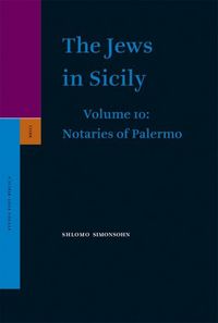 Produktbild: The Jews in Sicily, Volume 10 Notaries of Palermo