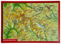 Produktbild: Reliefpostkarte Hochschwarzwald