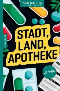 Produktbild: Stadt, Land, Apotheke - 105 Seiten - Stadt-Land-Fluss-Spezialedition f&uuml;r PTA & Apotheker