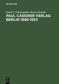 Produktbild: Paul Cassirer Verlag Berlin 1898-1933