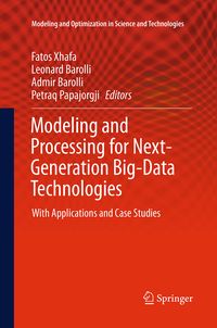 Produktbild: Modeling and Processing for Next-Generation Big-Data Technologies