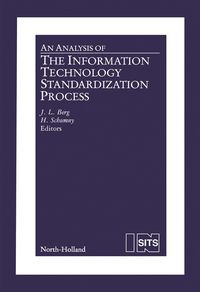 Produktbild: An Analysis of the Information Technology Standardization Process