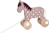 Produktbild: Goki 54865 - Ziehtier Pferd, Lifestyle Malve, Holz, 15 cm