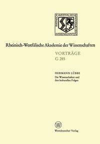 Produktbild: Die Wissenschaften und ihre kulturellen Folgen
