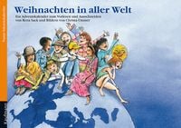 Produktbild: Weihnachten in aller Welt. Ein Adventskalender zum Vorlesen und Basteln mit einem Poster