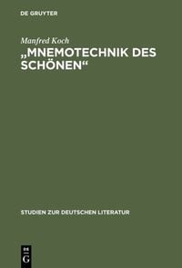 Produktbild: "Mnemotechnik des Sch&ouml;nen"